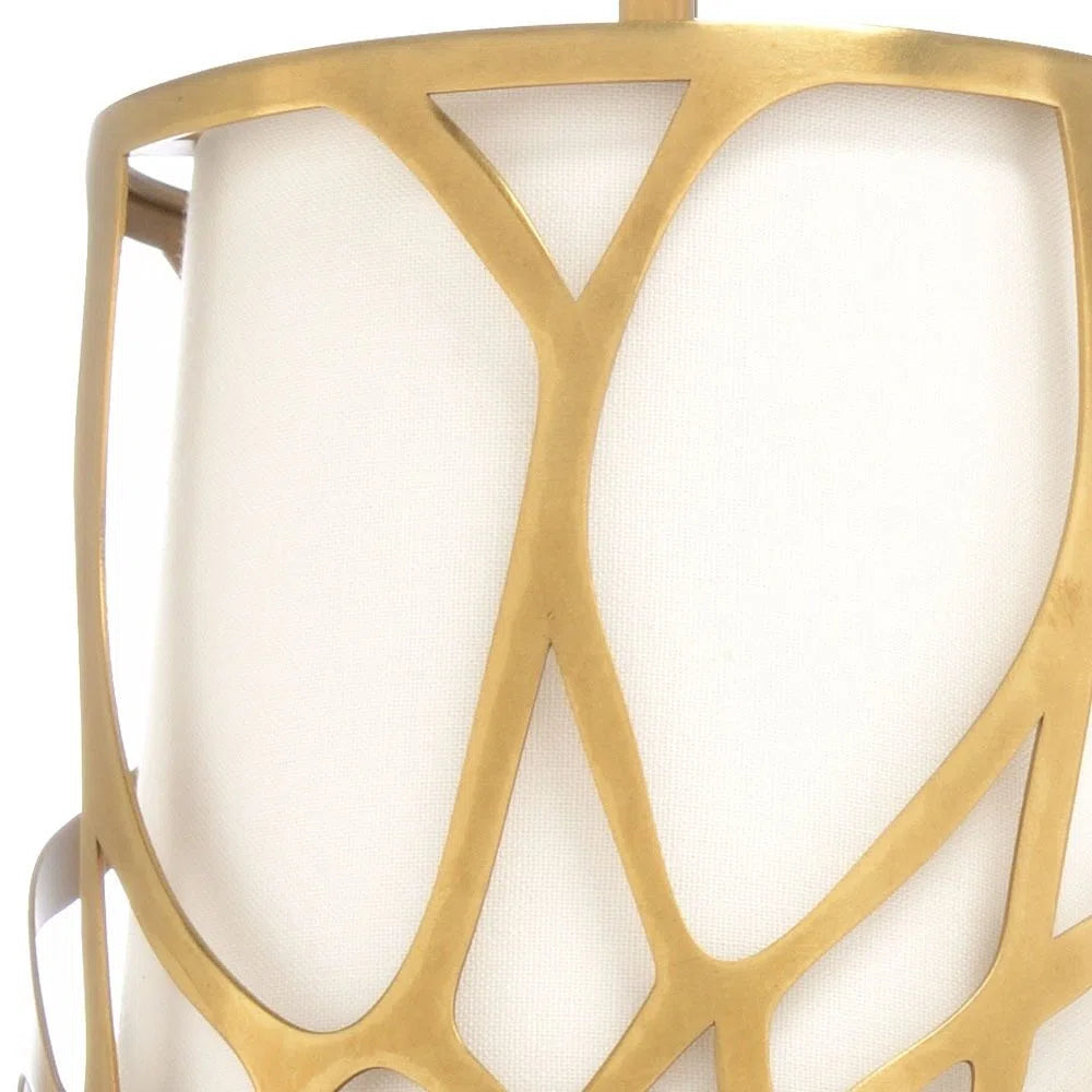 lustre ajouré en laiton