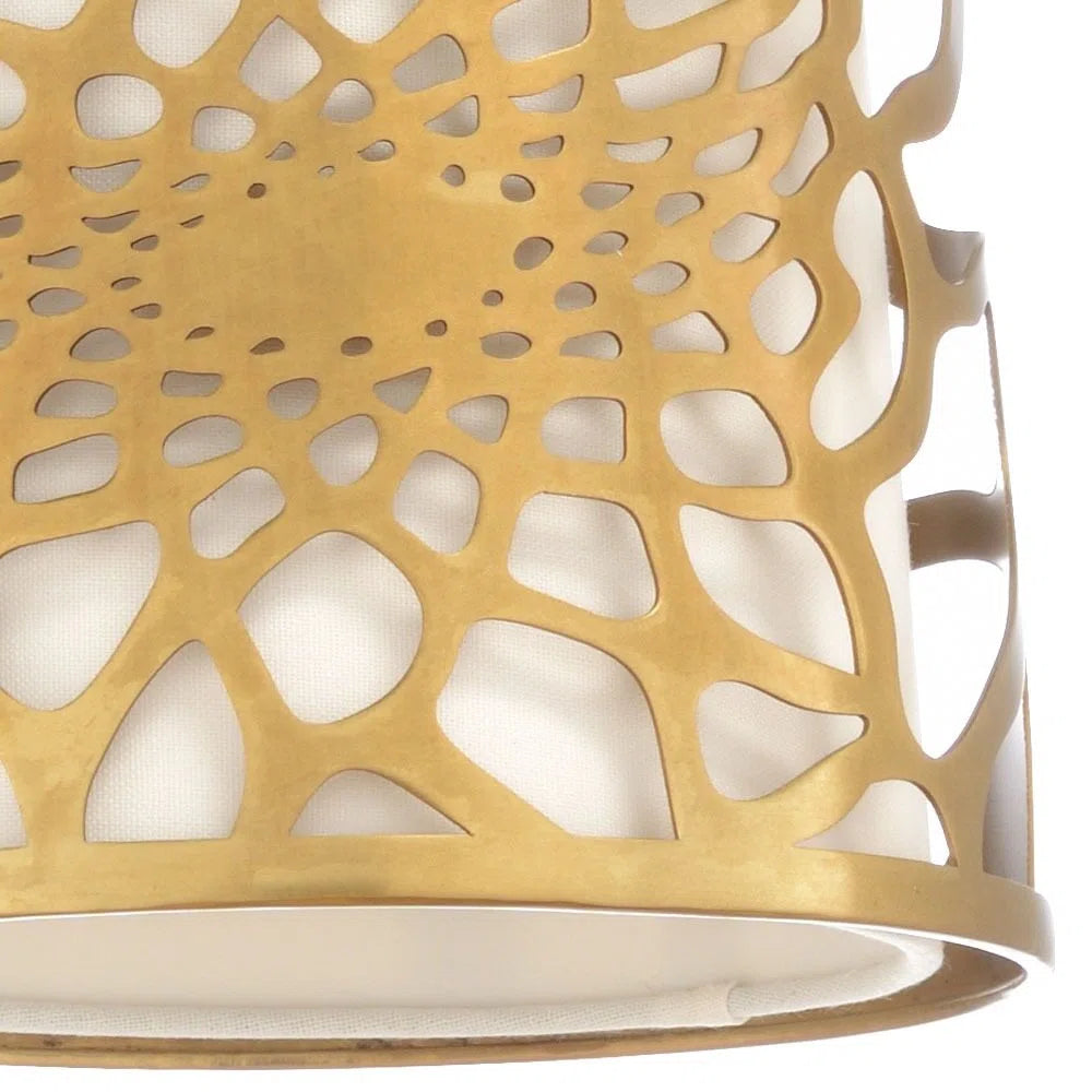 lustre ajouré en laiton