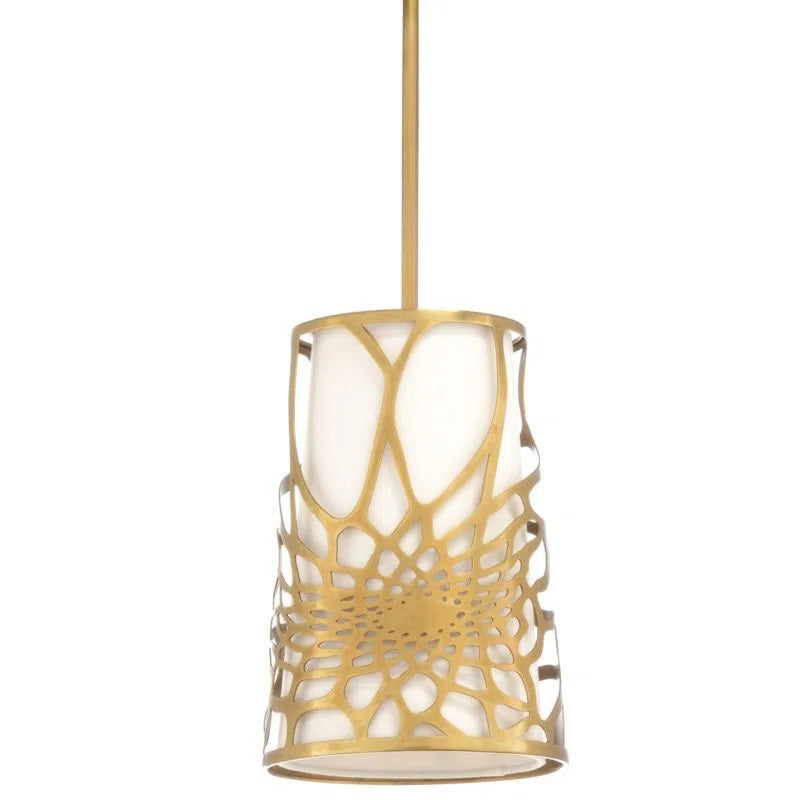 lustre ajouré en laiton